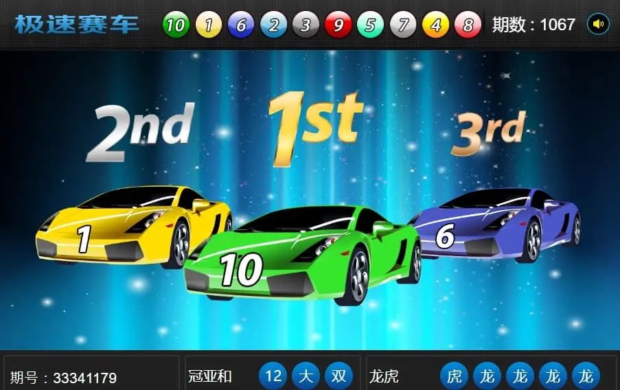 極速賽車開獎結果